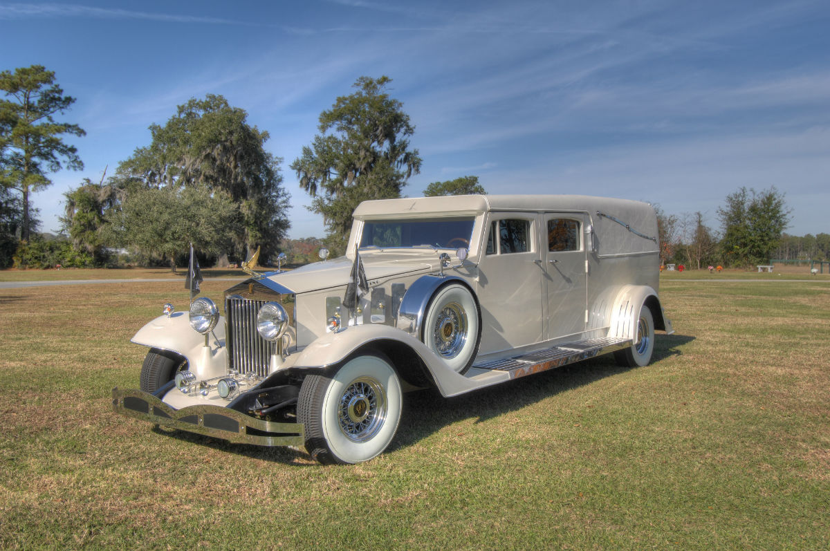 rolls royce hearse